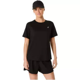 Asics Core SS T-Shirt Damen Schwarz