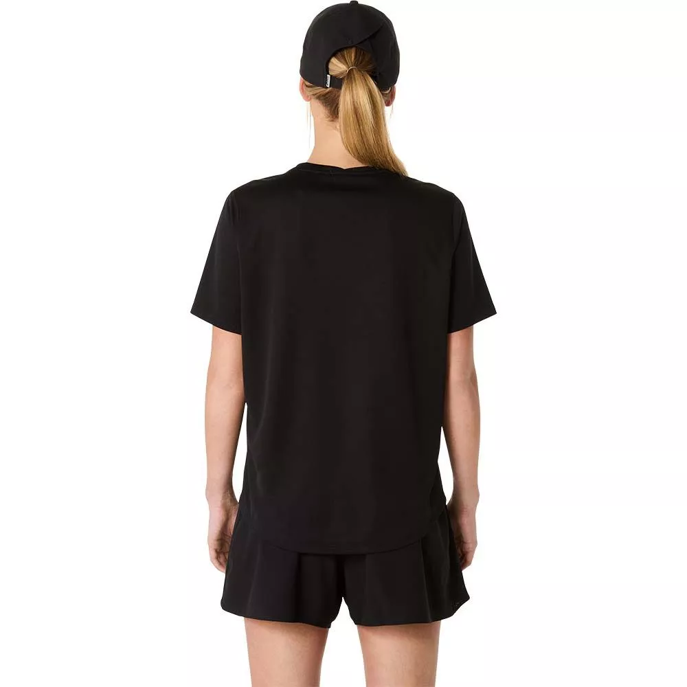 Asics Core SS T-Shirt Damen Schwarz