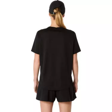 Asics Core SS T-Shirt Damen Schwarz