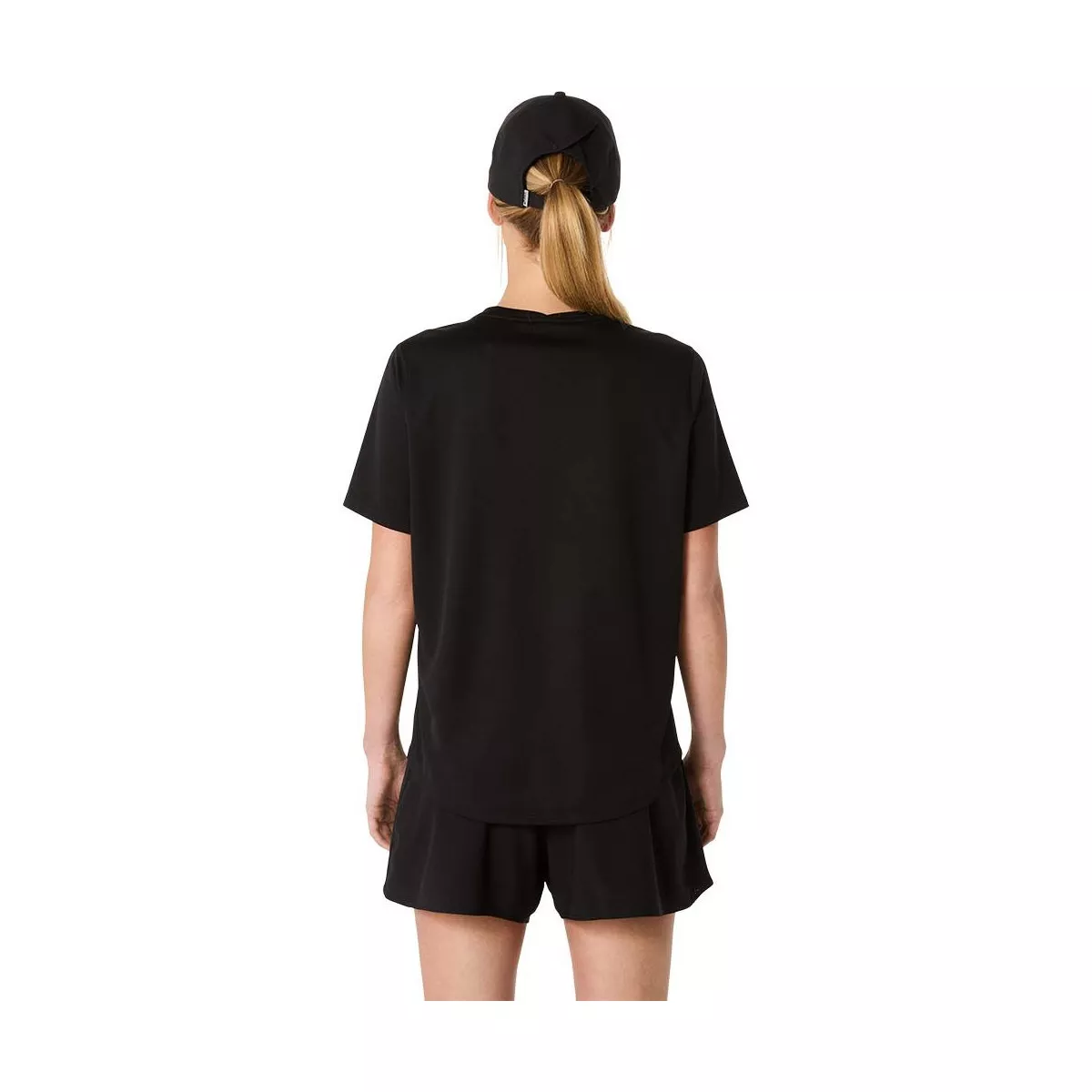 Asics Core SS T-Shirt Damen Schwarz