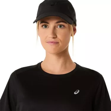 Asics Core SS T-Shirt Damen Schwarz