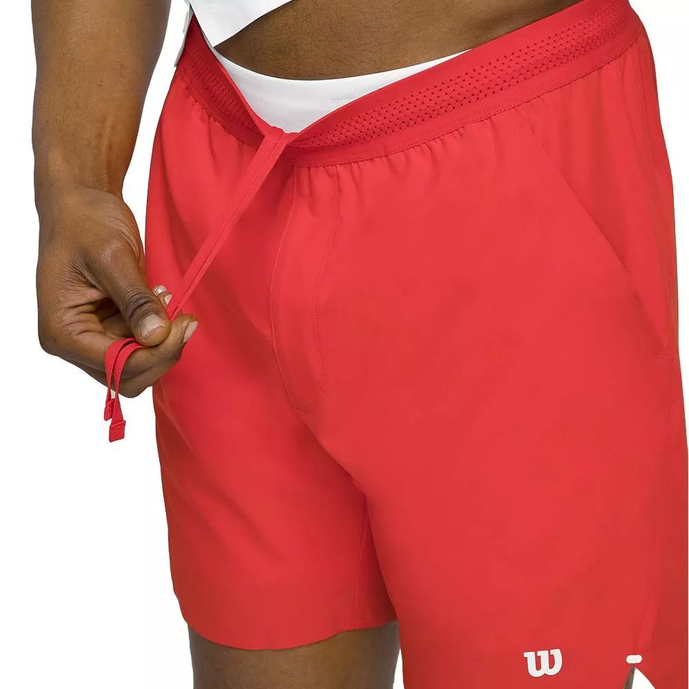 Wilson Tournament 18 cm Tennisshorts Herren Rot