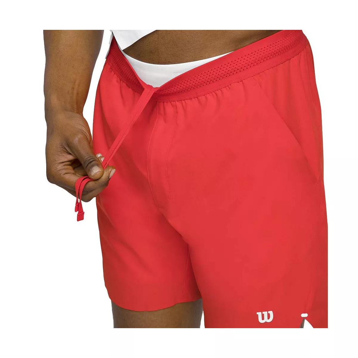 Wilson Tournament 18 cm Tennisshorts Herren Rot