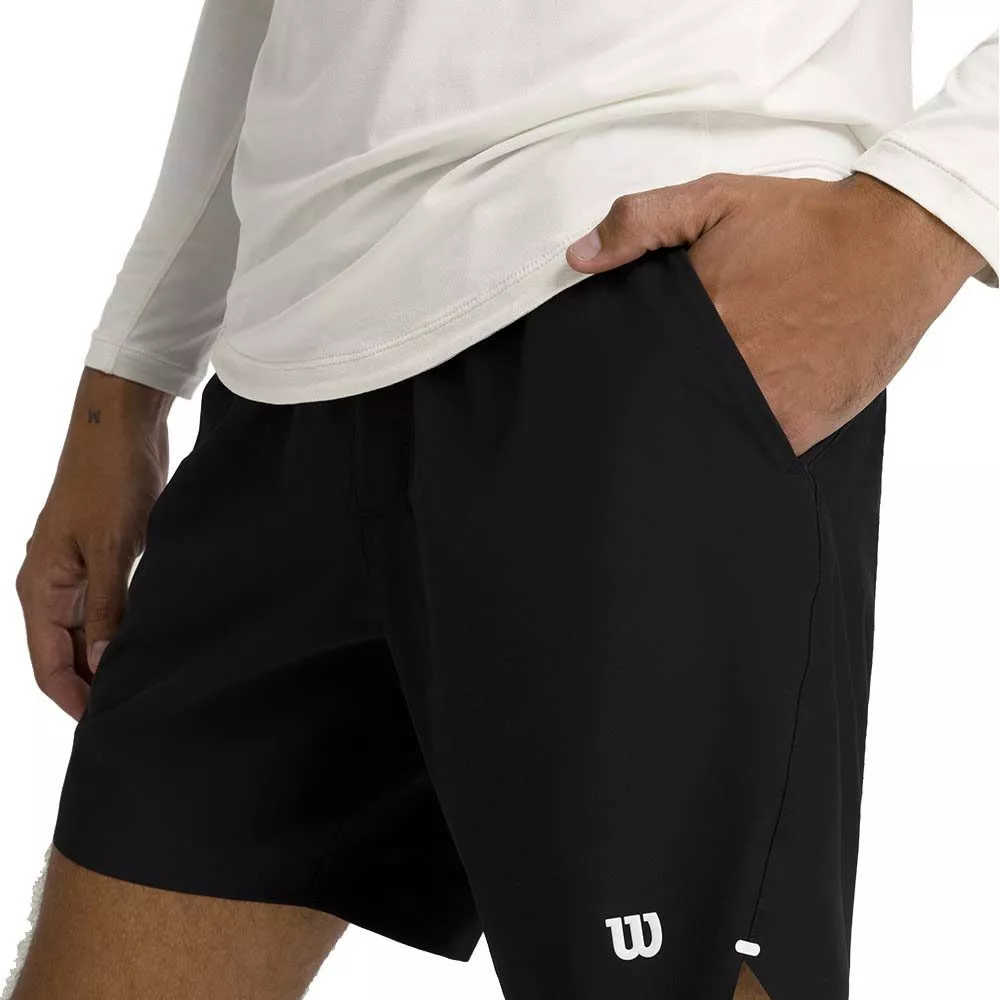 Wilson Tournament 18 cm Tennisshorts Herren Schwarz