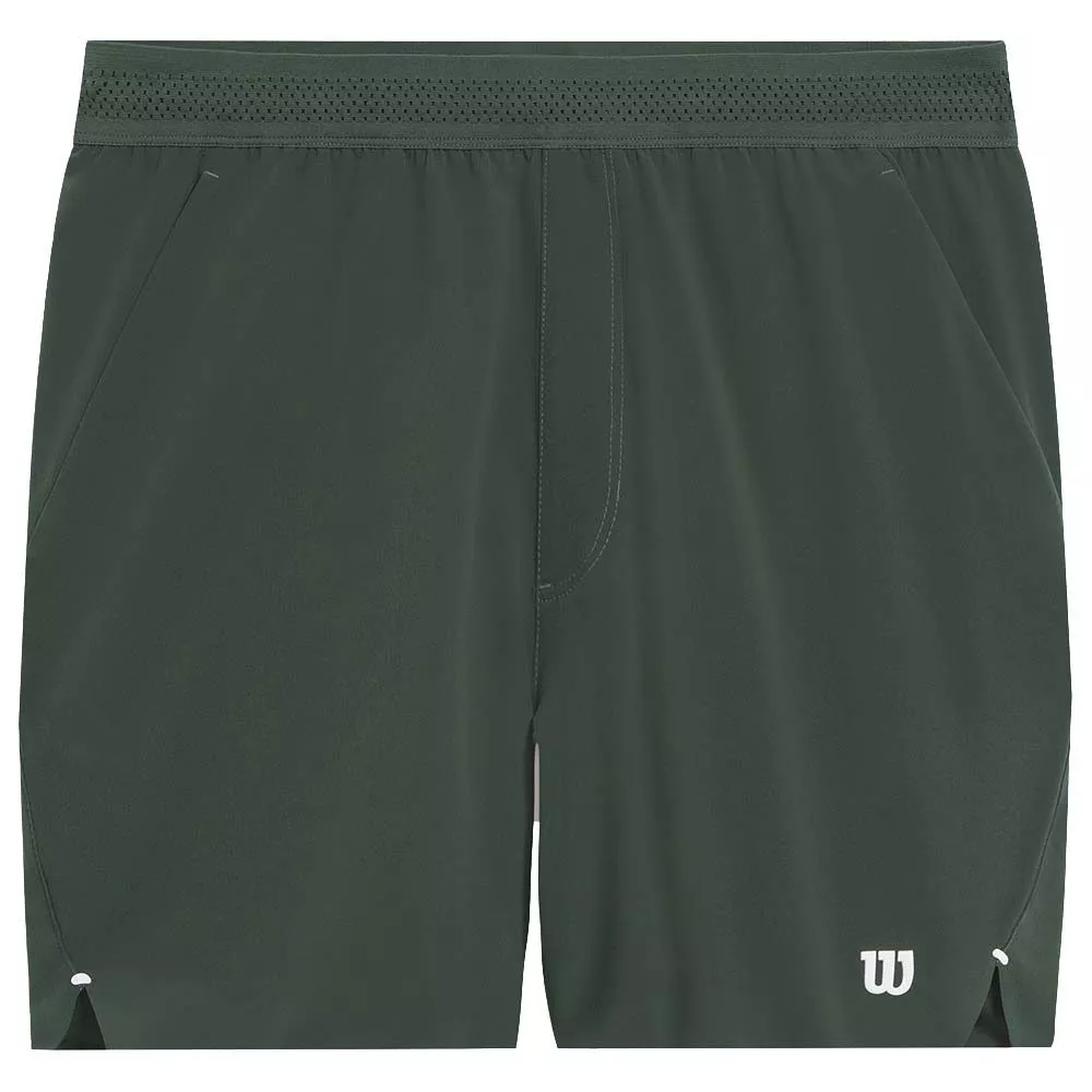 Wilson Tournament 18 cm Tennisshorts Herren Gr&uuml;n