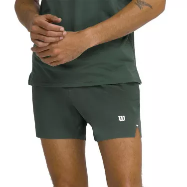 Wilson Tournament 18 cm Tennisshorts Herren Gr&uuml;n