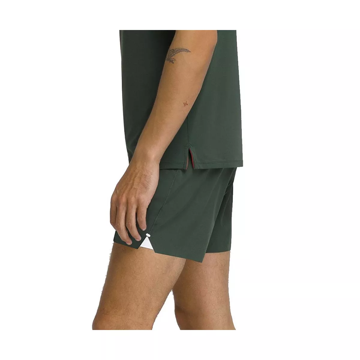 Wilson Tournament 18 cm Tennisshorts Herren Gr&uuml;n