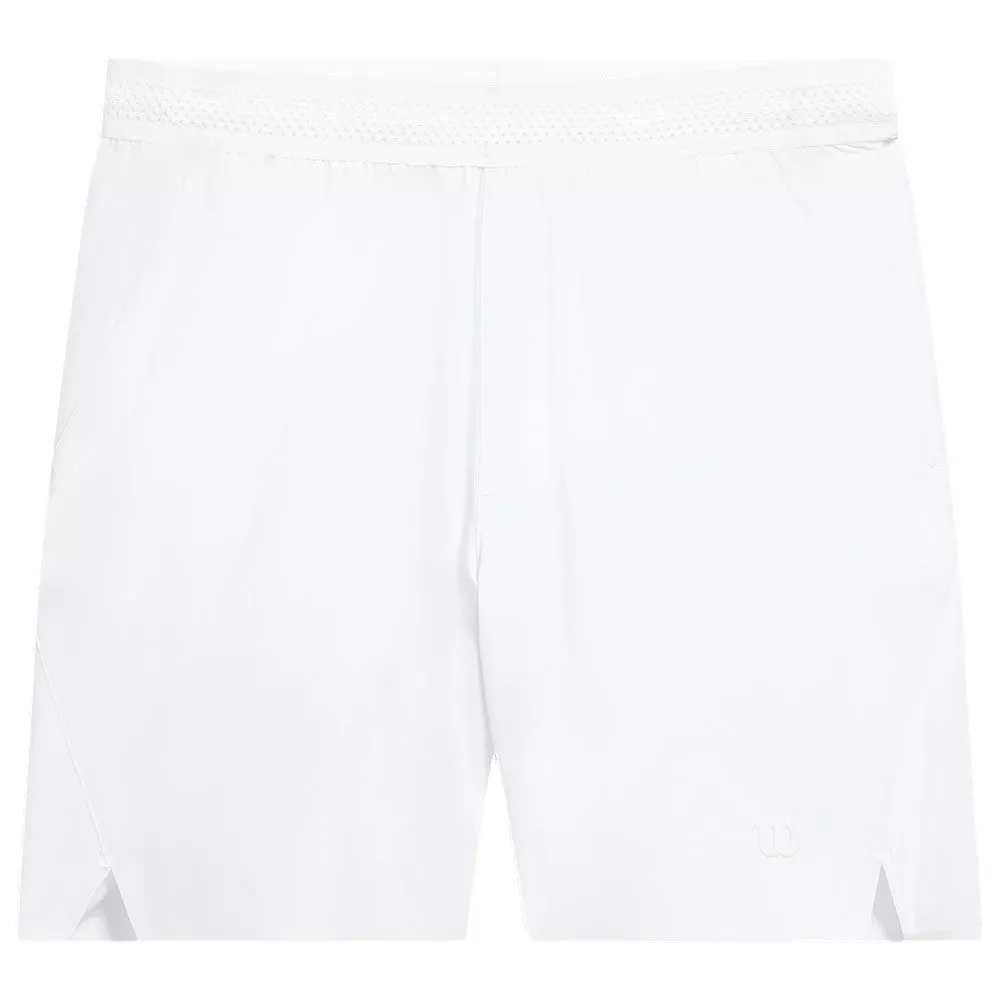 Wilson Tournament 18 cm Tennisshorts Herren Wei&szlig;