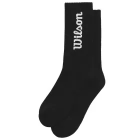Wilson Crew Logo Socken Schwarz