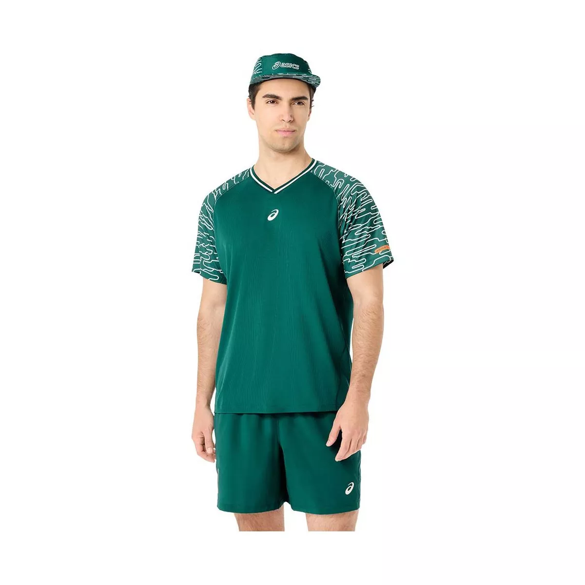 Asics Padel Court SS T-Shirt Gr&uuml;n