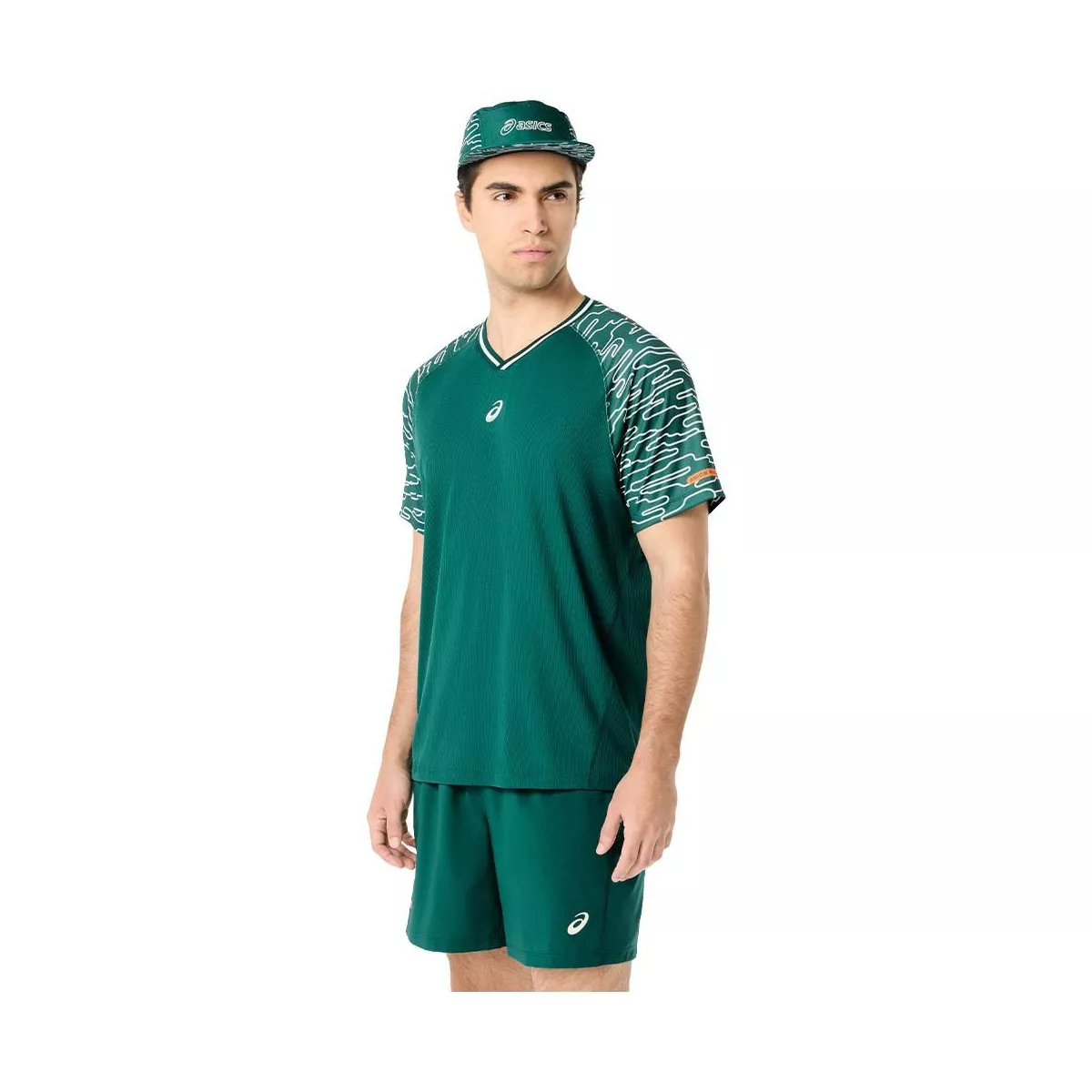 Asics Padel Court SS T-Shirt Gr&uuml;n