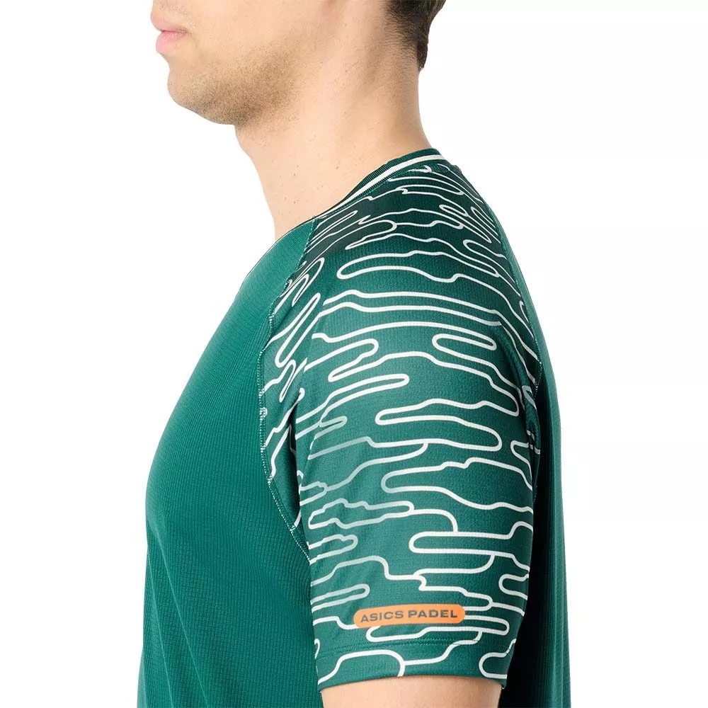 Asics Padel Court SS T-Shirt Gr&uuml;n