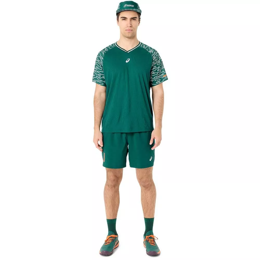 Asics Padel Court SS T-Shirt Gr&uuml;n