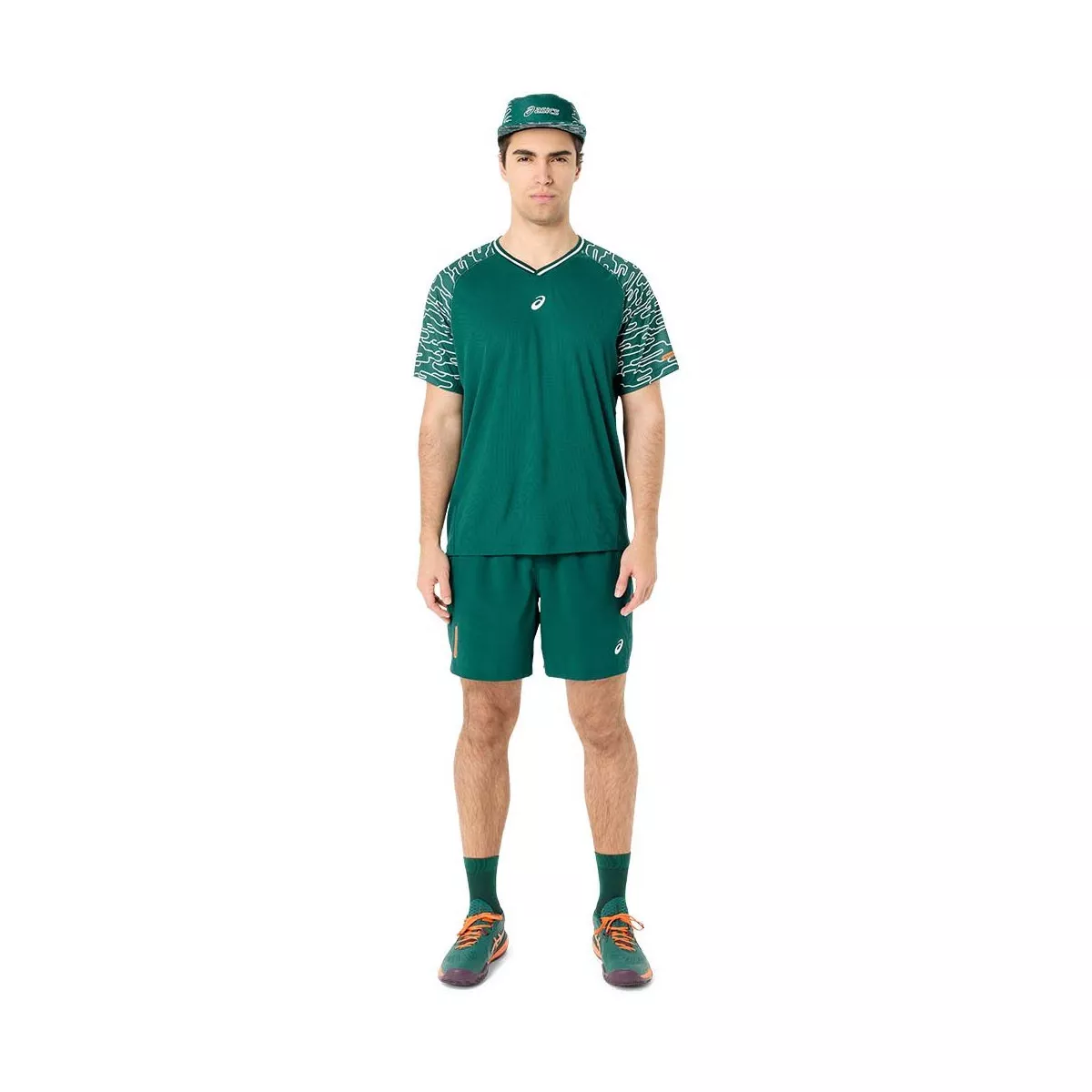 Asics Padel Court SS T-Shirt Gr&uuml;n