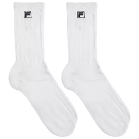 Fila Box Premium Crew Socken Wei&szlig; 2er-Pack