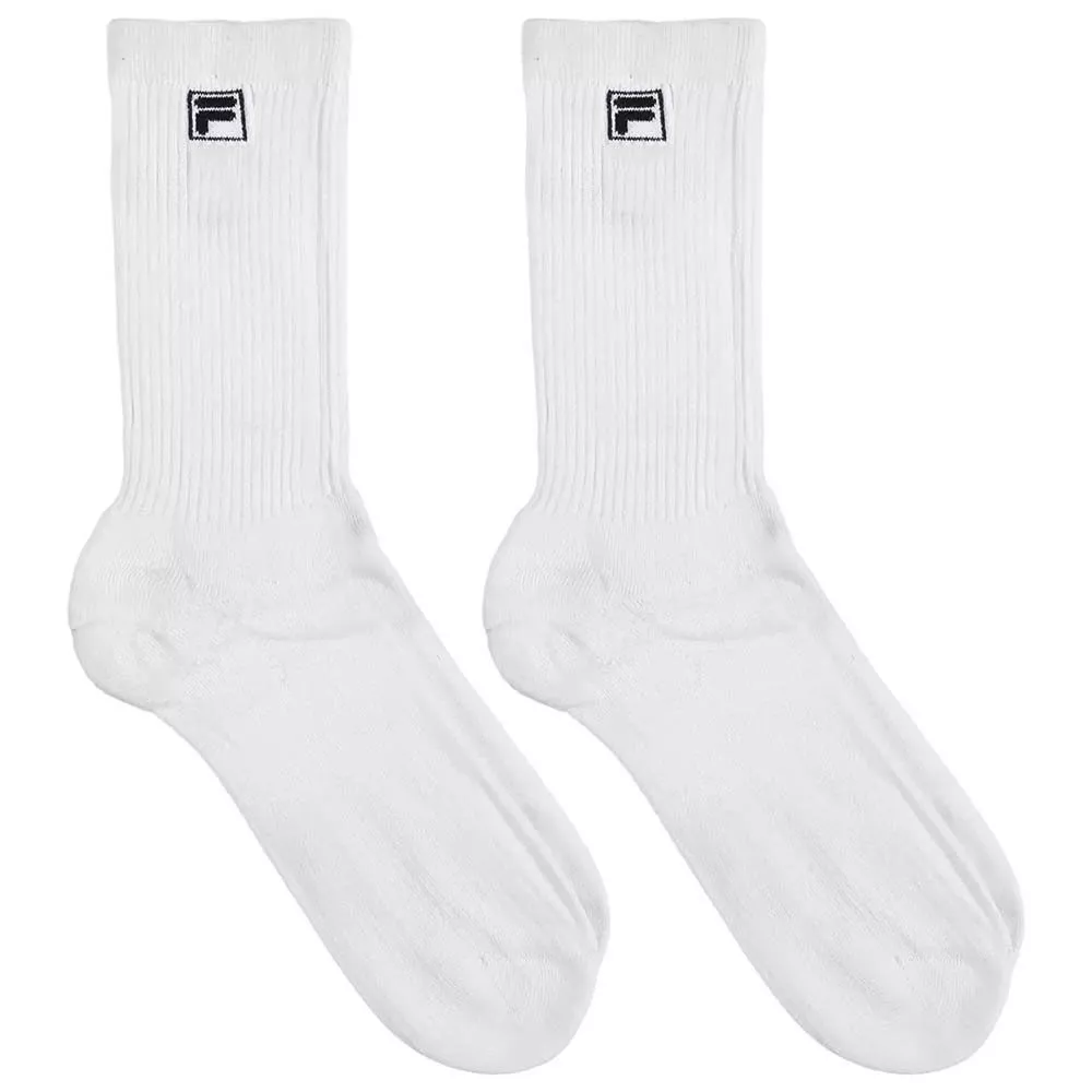 Fila Box Premium Crew Socken Wei&szlig; 2er-Pack