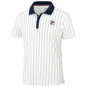 Fila Stripes Bjorn Poloshirt Wei&szlig;
