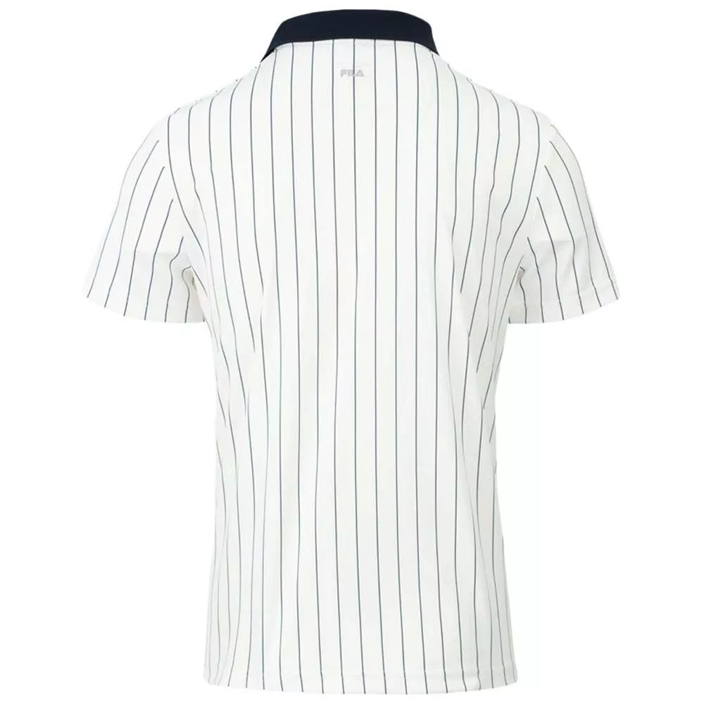 Fila Stripes Bjorn Poloshirt Wei&szlig;