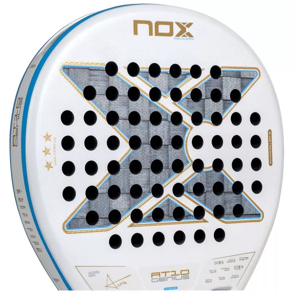 Nox AT10 Genius 18K Alum Buenos Aires 2026 Padelschl&auml;ger