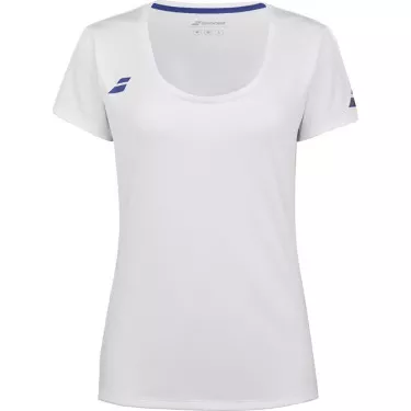 Babolat Play Cap T-Shirt M&auml;dchen Wei&szlig;