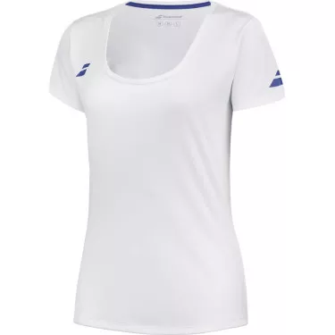 Babolat Play Cap T-Shirt M&auml;dchen Wei&szlig;