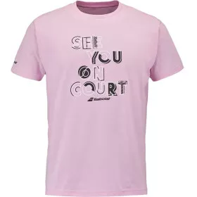 Babolat Exercise Message T-Shirt Rosa