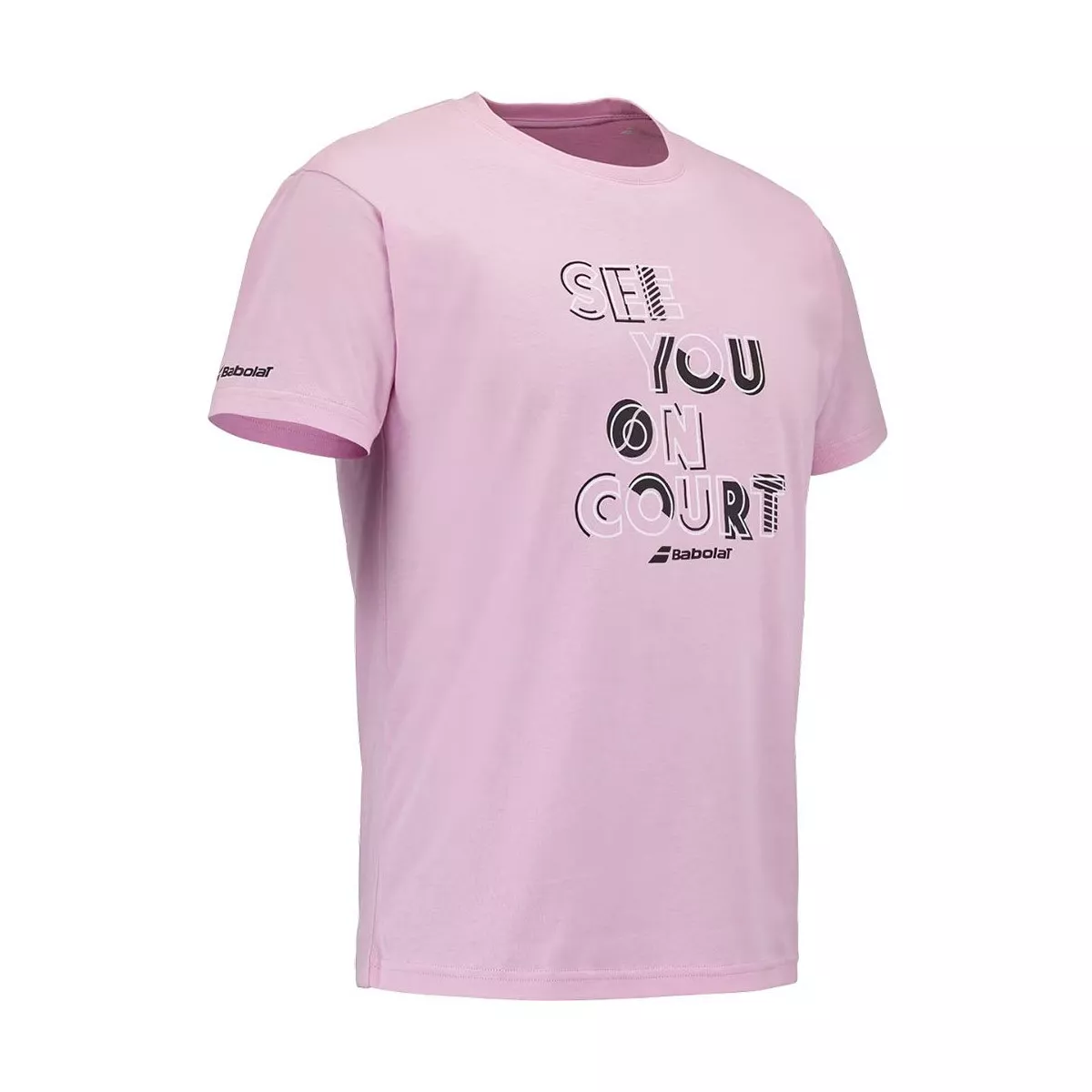Babolat Exercise Message T-Shirt Rosa