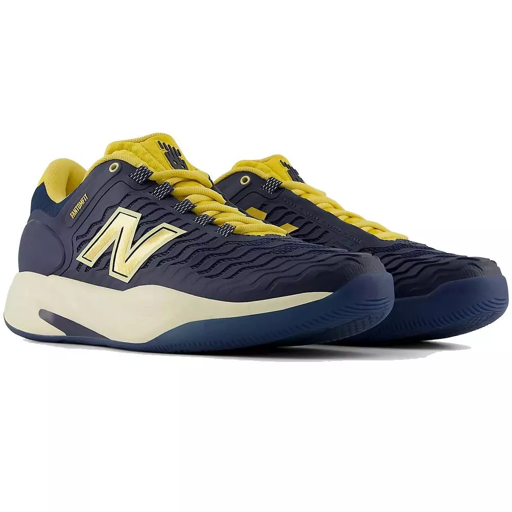 New Balance Fresh Foam X CT-Rally v2 Tennisschuhe Marineblau / Gelb