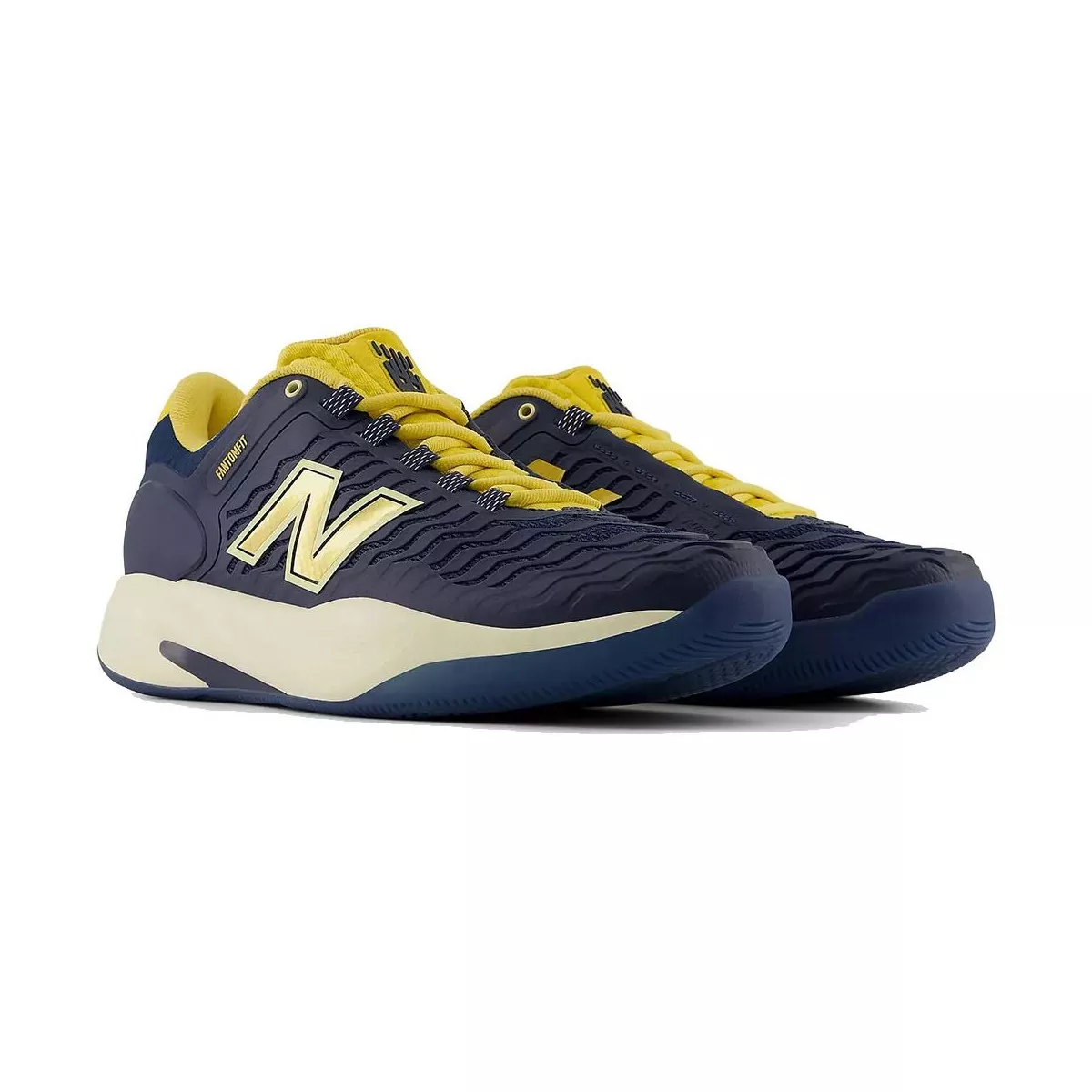 New Balance Fresh Foam X CT-Rally v2 Tennisschuhe Marineblau / Gelb