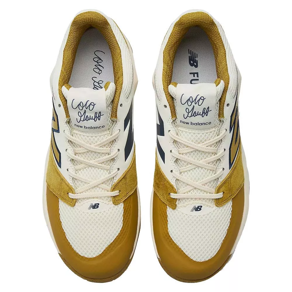 New Balance Coco Delray Tennisschuhe Wei&szlig; / Gold