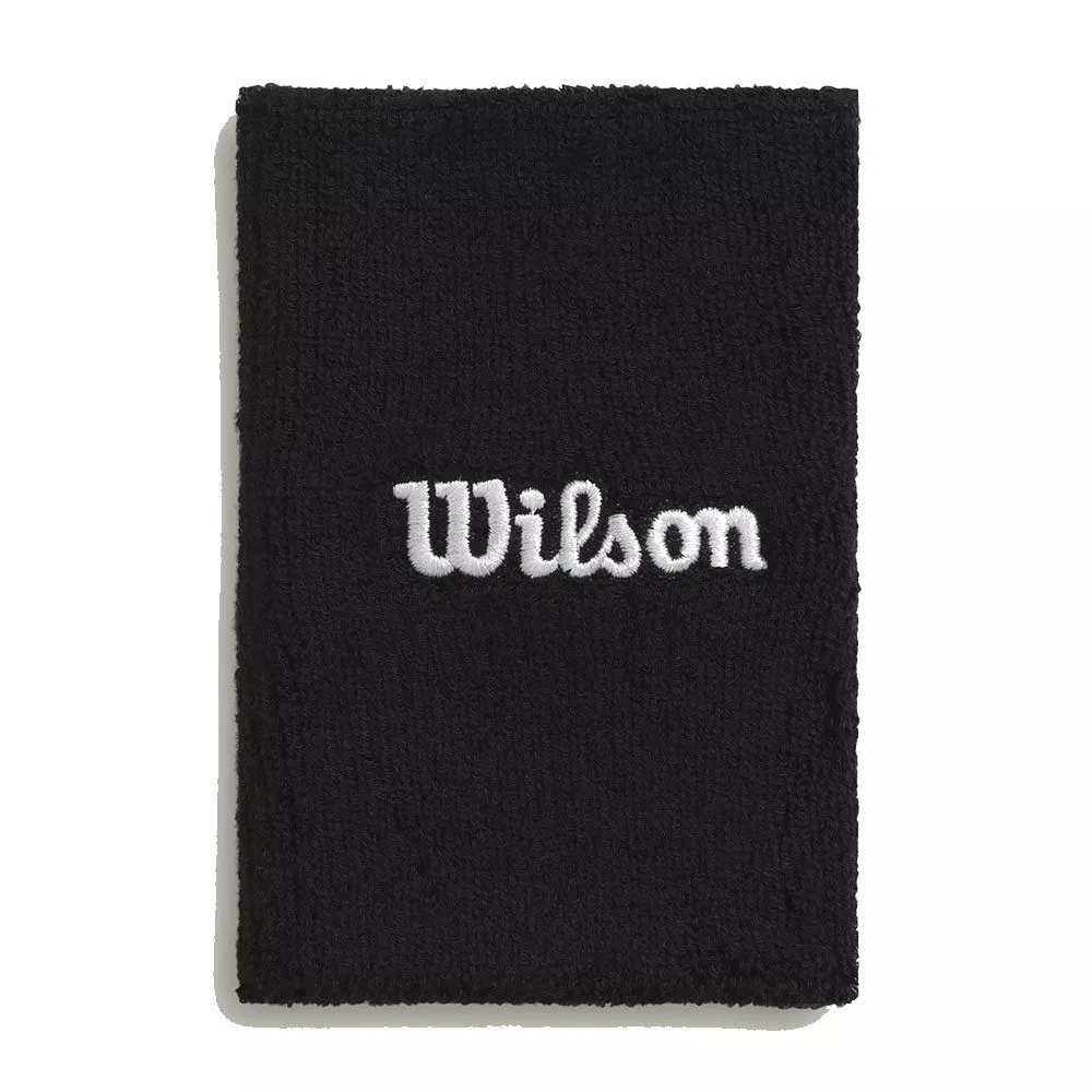 Wilson Schwei&szlig;band breit Schwarz
