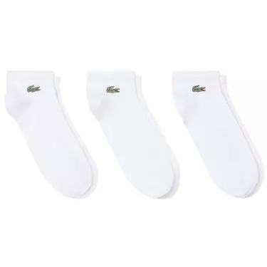 Lacoste Sport Short Sneaker-Socken Wei&szlig; (3 Paar)