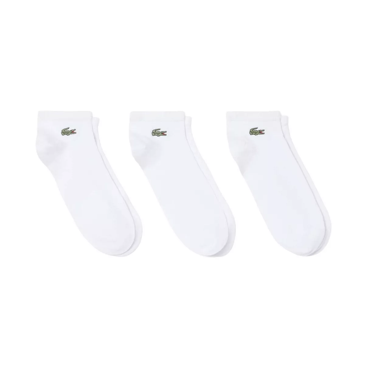 Lacoste Sport Short Sneaker-Socken Wei&szlig; (3 Paar)