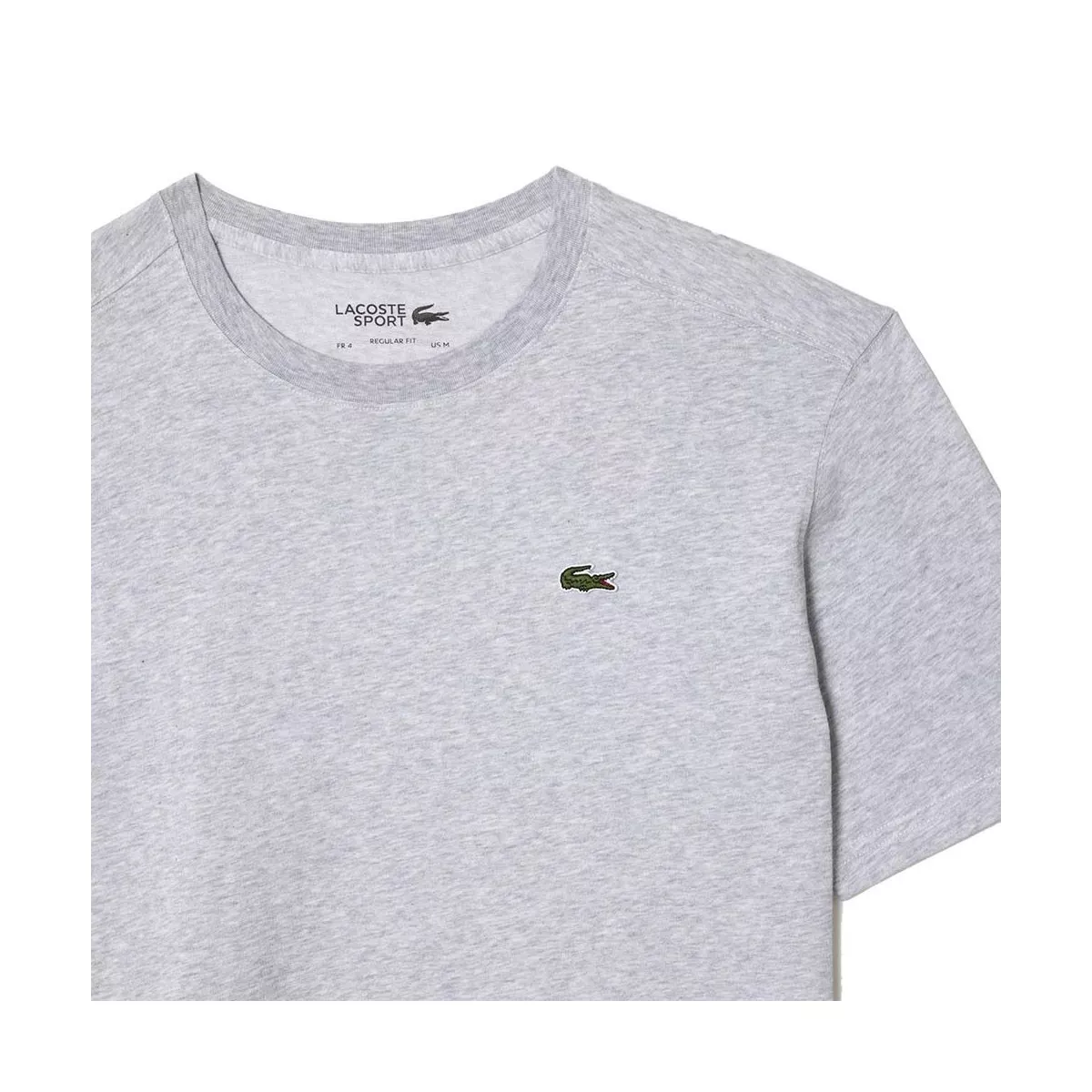 Lacoste Sport Ultra Dry Baumwoll-T-Shirt Grau