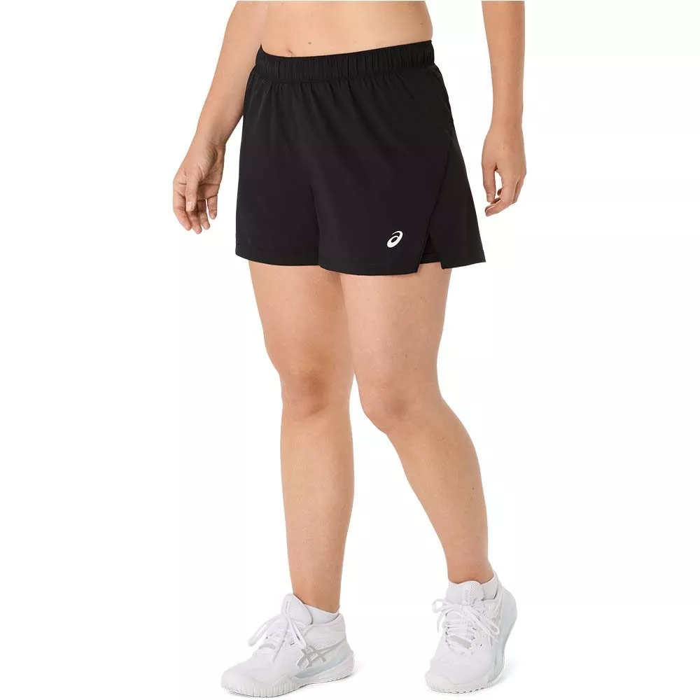Asics Court 2-N-1 Shorts Damen Schwarz