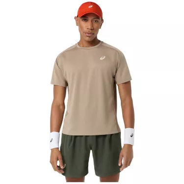 Asics Game SS T-Shirt Graubeige