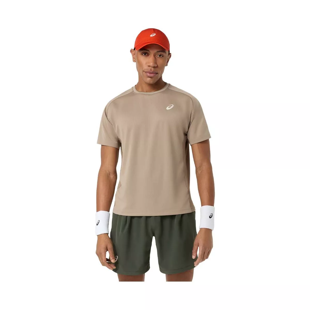 Asics Game SS T-Shirt Graubeige