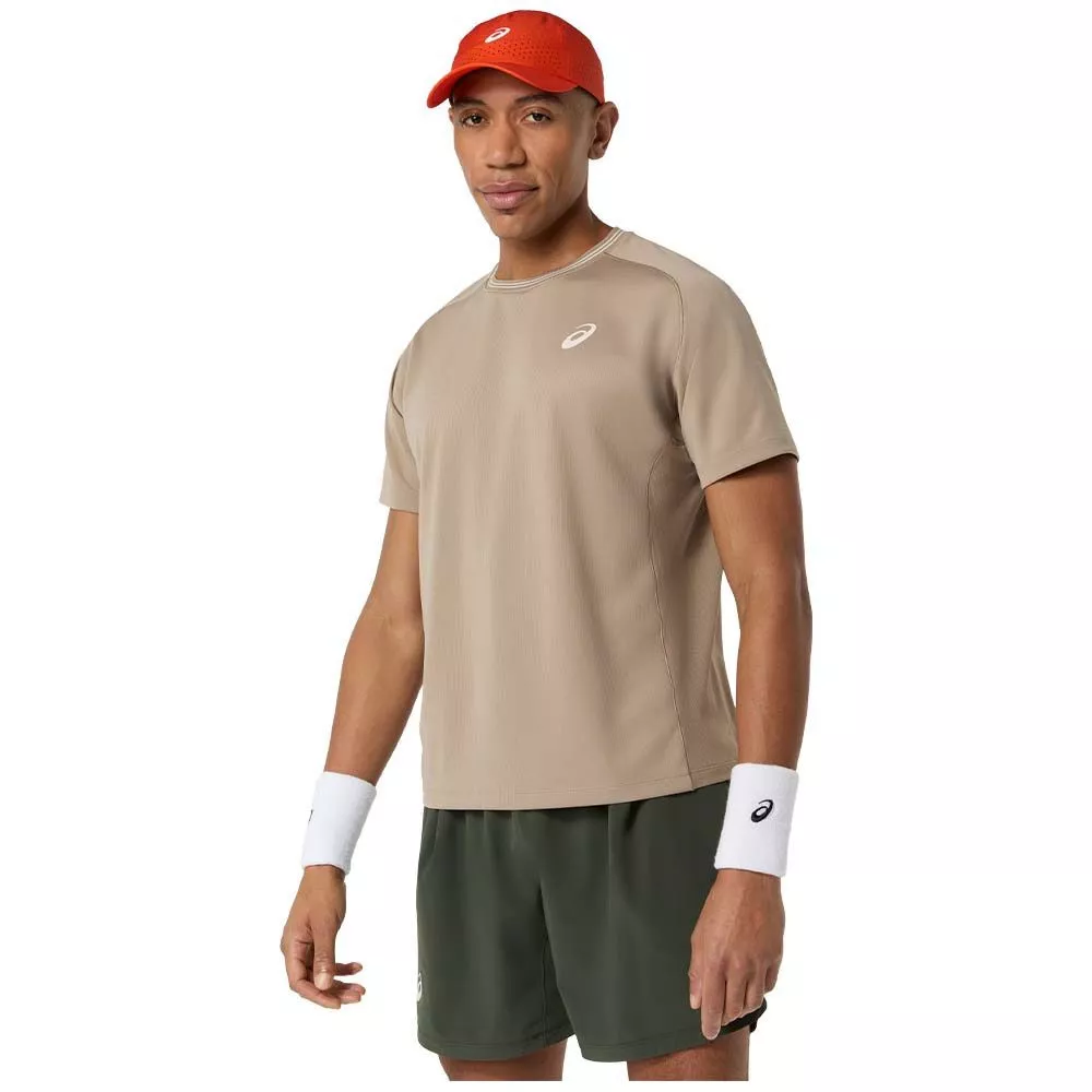 Asics Game SS T-Shirt Graubeige