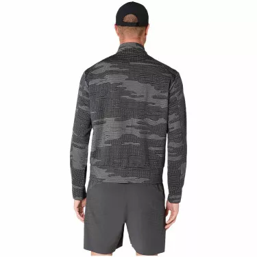 Asics Match Night Energy Jacke Schwarz / Grau