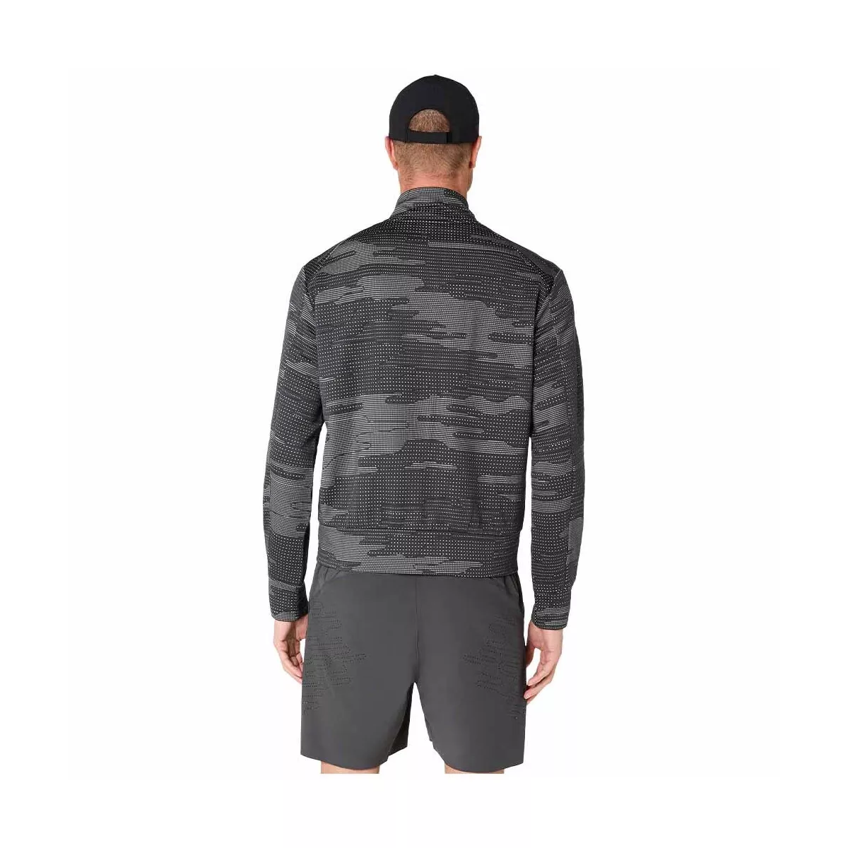 Asics Match Night Energy Jacke Schwarz / Grau