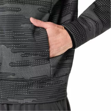 Asics Match Night Energy Jacke Schwarz / Grau