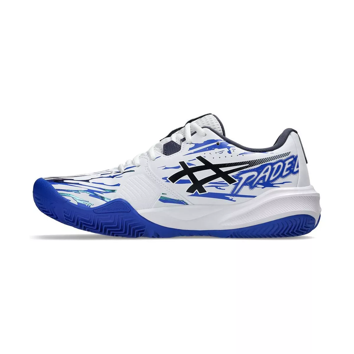 Asics Gel Challenger 15 Padelschuhe L.E. Wei&szlig; / Blau