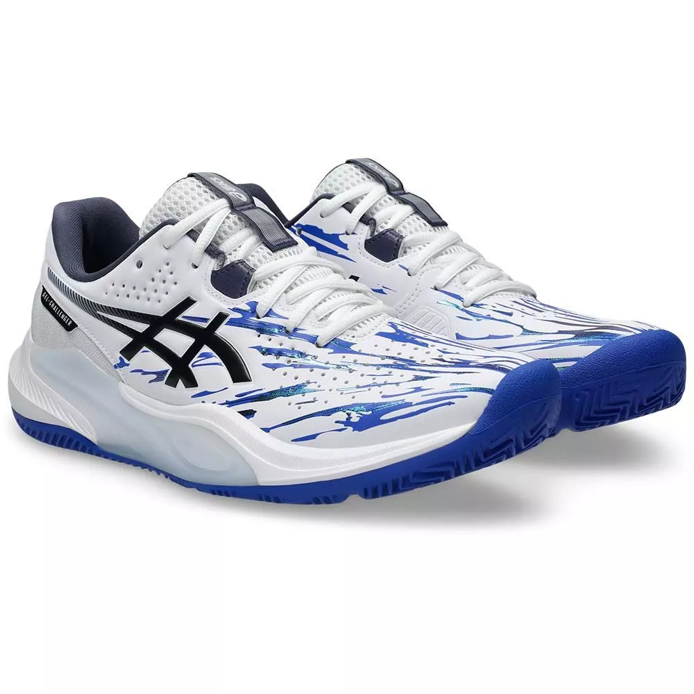 Asics Gel Challenger 15 Padelschuhe L.E. Wei&szlig; / Blau
