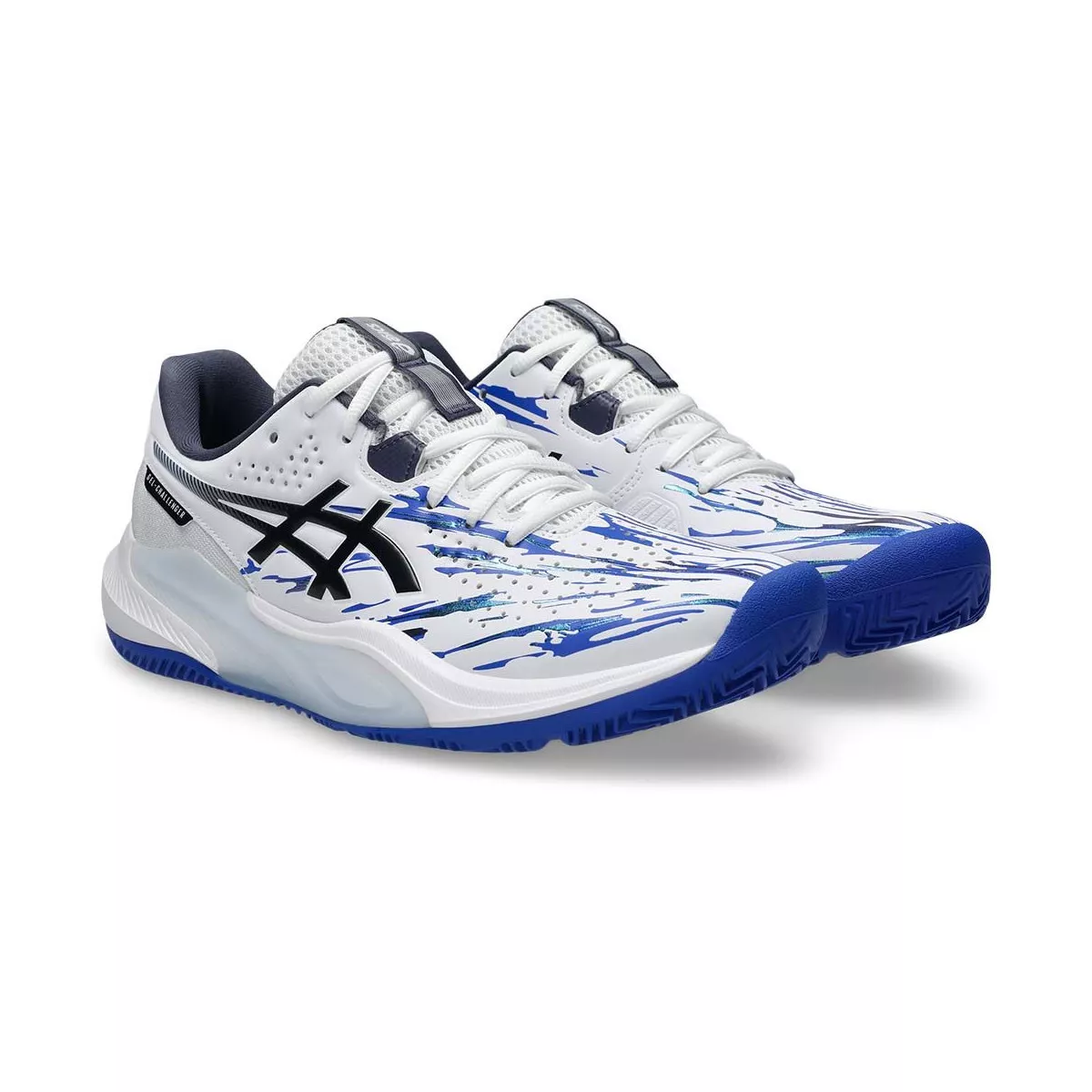Asics Gel Challenger 15 Padelschuhe L.E. Wei&szlig; / Blau