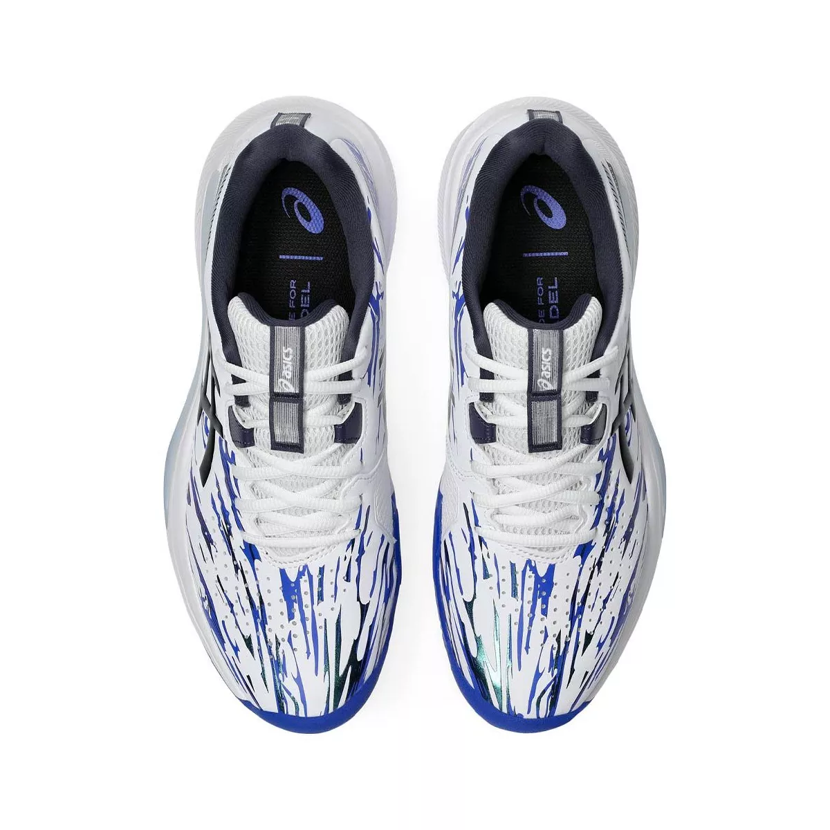 Asics Gel Challenger 15 Padelschuhe L.E. Wei&szlig; / Blau