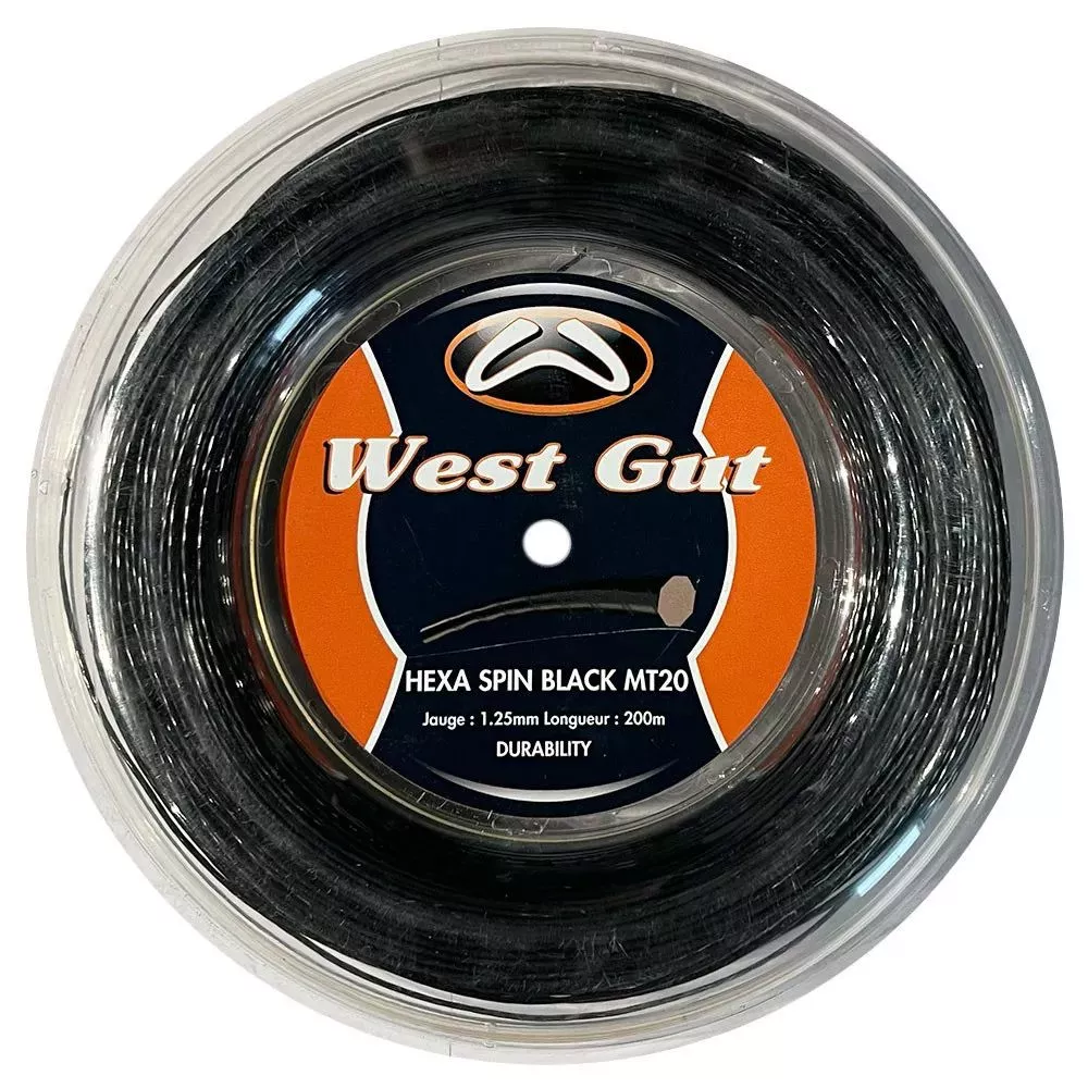 West Gut Hexa Spin Black MT20 Saitenrolle 200 m B-Ware