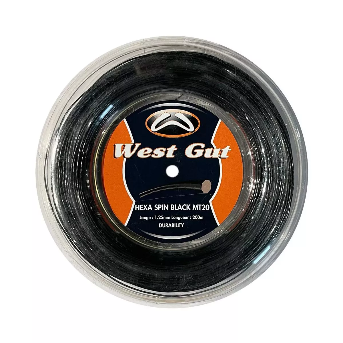 West Gut Hexa Spin Black MT20 Saitenrolle 200 m B-Ware