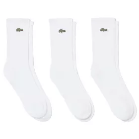 Lacoste Sport Long Socken Wei&szlig; 3er-Pack