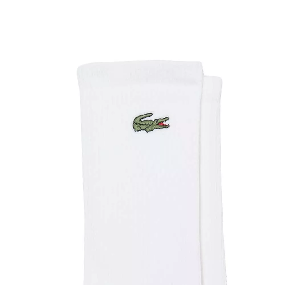 Lacoste Sport Long Socken Wei&szlig; 3er-Pack