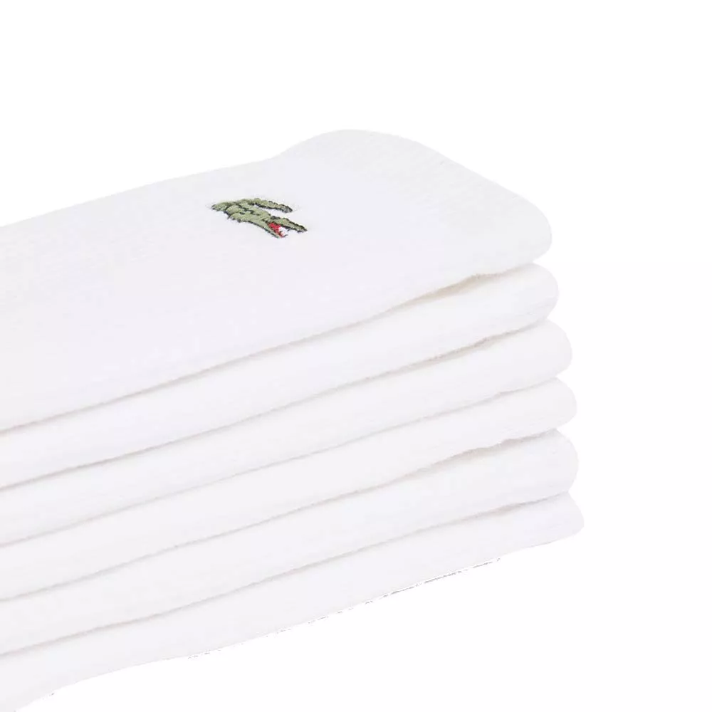 Lacoste Sport Long Socken Wei&szlig; 3er-Pack